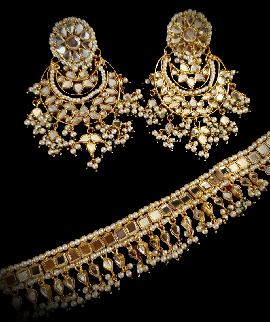 "Shahbano" Mirror Choker Set