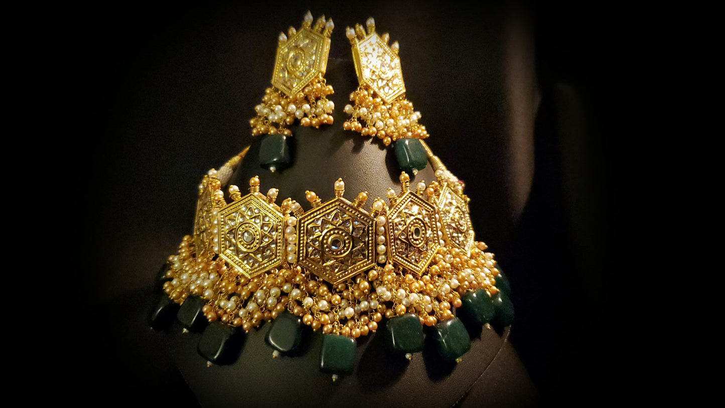 Sultana-e-Shaahi Set (Emerald)