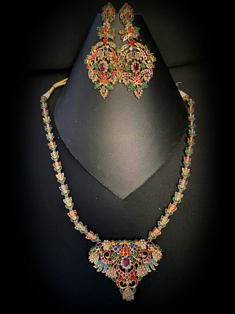 Kohinoor Mala with Earrings